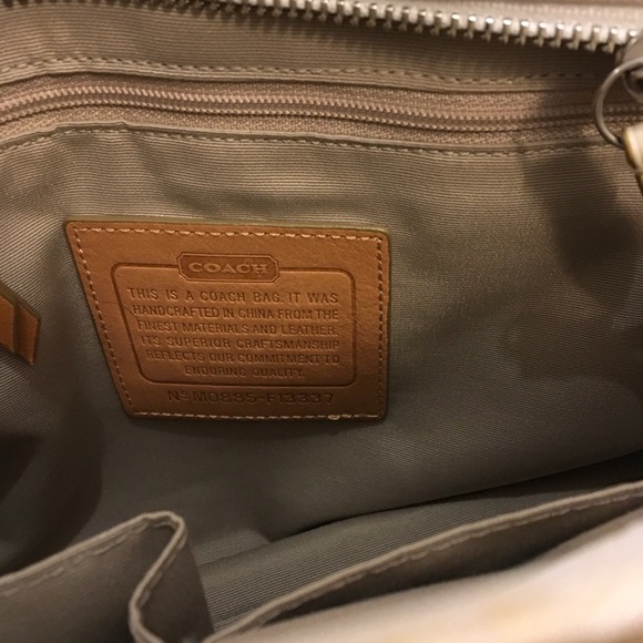 COACH HAMPTON OPTIC SIGNATURE IVOR CARRYALL F13337 - Picture 7 of 7